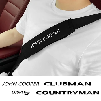 2db Autó Ülés Biztonsági Öv Puha Váll Őr Pad Lélegző Párna, Mini Countryman John Cooper Cooper Clubman Tartozékok