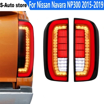 2DB Nissan Navara NP300 2015 2016 2017 2018 2019 Autó Hátsó LED-es hátsó Lámpa Jel Lámpa féklámpa Vezetés Fordított