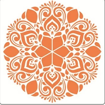 30 * 30 cm-es, nagy, kerek virág mandala diy stencil festmény scrapbook színezés gravírozás album dekoráció stencil sablon