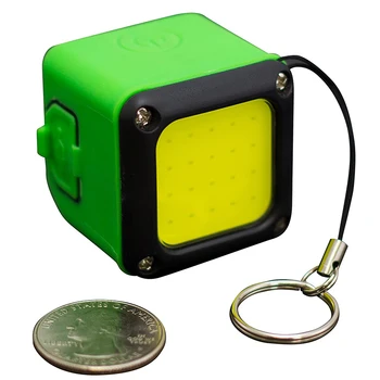 Az újratölthető COB LED Kocka Fény 300 Lumen Vízálló, Hordozható, Zsebben Fény Kis Kulcstartó Zseblámpa Napi Használata Kemping