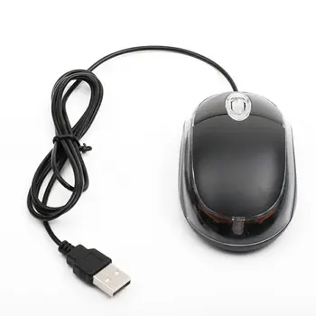 Mini Vezetékes Egér Hordozható, Kiváló Minőségű USB-Office Home Notebook Optical Wheel Mouse PC Laptop Dropshipping