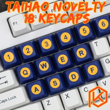 taihao doubleshots keycaps játék gombok OEM mechanikus billentyűzetek keycaps profil veszély zonegreen fehér szén-cián pinkwasd qwer