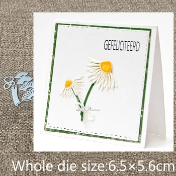 XLDesign Kézműves fémforgácsolási Meghal stencil penész virág ág dekoráció scrapbook Album Papír Kártya Kézműves Dombornyomás meghalni darabok