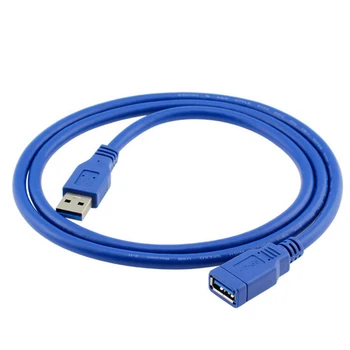 1,5 méter Szuper-nagysebességű USB 3.0 5Gbps M/F A férfi-nő kábel hosszabbító vezetéket a Hub/billentyűzet/Egér/fülhallgató - 1db-Kék