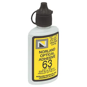 1 DB Norland NOA63 uv UV gyógyító optikai ragasztó