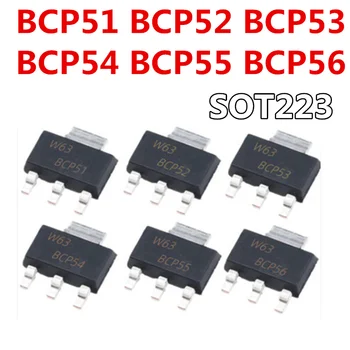 100/sok Új BCP51 BCP52 BCP53 BCP54 BCP55 BCP56 SOT223 teljesítmény tranzisztort