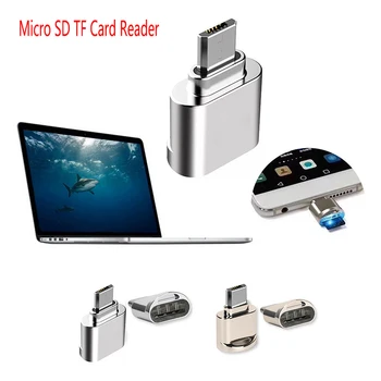 2021 Micro-usb 2.0 otg telefon, mini memória kártyaolvasó adapter Alumínium cardreader micro SD/TF microsd laptop