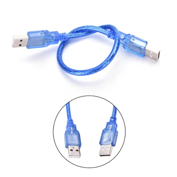 30cm az USB 2.0, A Típusú Férfi, Hogy USB-Férfi Kábel Adapter Adatok Hosszabbító Kábel
