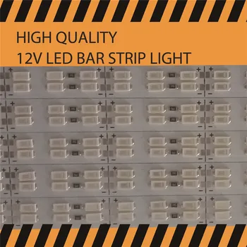 50pcs 0,5 m 1m LED Bar Fény 5050 5630 7020 8520 4014 12V Merev Led Szalag, Fehér/Meleg Fehér/RGB alatt kabinet konyha