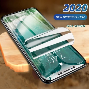 999D Hidrogél Film Iphone 7 8 6 6 Plusz 11 SE 2020 képernyővédő fólia Iphone 11 12 13 Pro Max X XS XR védőtok