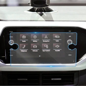 A Volkswagen VW T-Kereszt 2019-2021 Autó Multimédia Videó GPS, Navigációs LCD-kijelző Edzett Üveg Védőfólia Anti Karcolás
