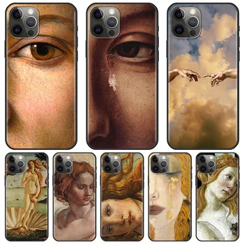 Art Festmények A Születési Vénusz Kagyló Okostelefon Fedezni iPhone 12 Pro 11 Pro Max XS Max XR X 7 8 Plusz 12Mini SE 2020-Ügy