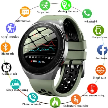 Bluetooth Hívás Intelligens Karóra Férfi 8G Memória Kártya zenelejátszó smartwatch A Xiaomi Huawei Apple Telefon Vízálló Fitness Tracker