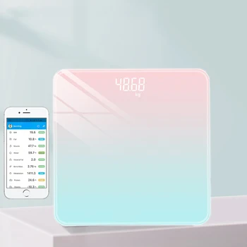 Bluetooth Test Skála BMI Fürdőszoba Mérleg Intelligens Elektronikus Mérleg LCD Digitális Súly Mérleg Egyenlege testösszetétel Analizátor
