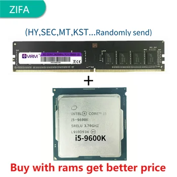 DDR4 4G 2400Mhz a i5-9600K i5 9600K 3.7 GHz-Hat-Core Hat Szál CPU Processzor 9M 95W LGA 1151