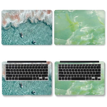 DIY Kétoldalas Márvány Univerzális Laptop Matrica Laptop Skin MacBook / HP / Hp / Dell / ASUS / Lenovo Notebook Dekoratív