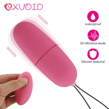 EXVOID Tojás Vibrátor Távoli Szex Shop Erős Rezgés Klitorisz Stimulátor Vibrátorok a Nő Szex Játékok a Nők G-pontja Masszírozó