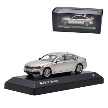 Fröccsöntött 1/43 Méretarányú BMW 7 Series Modell Autók Alufelni Jármű Klasszikus Gyűjtemény Kijelző Játékok Fiúknak Karácsonyi Ajándékok Gyerekeknek