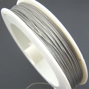 Gyöngyfűzés Huzal Ötvözött Kábel DIY Kézműves Ékszereket készíteni Kábel String Tartozékok 0,5 mm 40