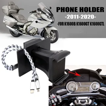 K 1600 B GT GTI Motoros GPS, Telefon Navigációs Konzol USB Töltő Jogosultja Állvány BMW K1600GTL K1600GT K1600B 2011-2020