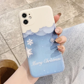 Karácsonyi Ajándék Festményt Telefon Esetében A Xiaomi Mi 9T 10T 11T Pro 11 9 Lite 11azt Új Év Rajzfilm Szilikon Minta Esetében hátlap