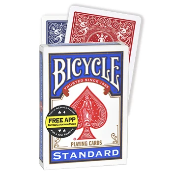 Kerékpár Dupla Vissza Kártya Red&Blue Motoros Hátsó Fedélzet Épülettel Kártya Póker Méret Különleges, Mágikus Kellékeket, Trükkök, a Bűvész