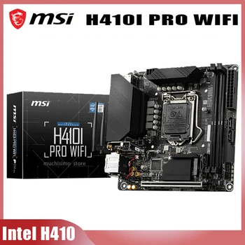 LGA 1200 MSI H410I PRO WIFI Alaplap DDR4 64 gb-os Támogatás az Intel 10-Gen CPU Bluetooth 4.2 Intel H410 Placa-Mama 1200 Mini-ITX