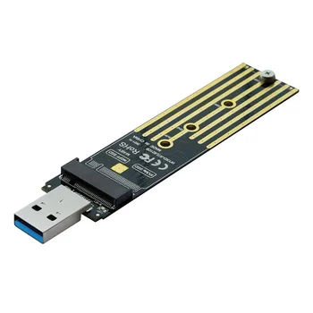 M. 2 NVME SSD-USB 3.1 Adapter M. 2 NVME PCIE NGFF SATA M/a B Gombot a Kettős Jegyzőkönyv RTL9210B SSD 10Gbps USB3.1 Gen 2 Tartási Ügyben