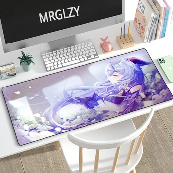 MRGLZY Multi-size Anime Lány Egér Pad Genshin Hatása GANYU Gamer Nagy DeskMat Számítógépes Játékok Perifériás Tartozékok MousePad