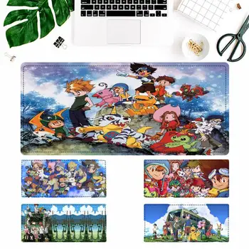 Nagy Akciók Digimon Adventur Egér Pad PC Gamer Laptop Mousepad Anime Antislip Mat Billentyűzet Asztal Mat A Megfigyelő/CS MENNI