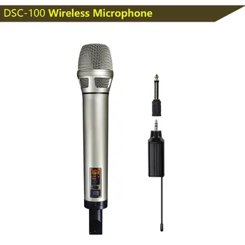 PHONKUS FWM102 Professzionális UHF Vezeték nélküli Mikrofon Karaoke Felvétel Karaoke Dinamikus Kézi Mikrofon, Vezeték nélküli Mikrofon Frekvencia