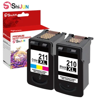 SHIJUN tintapatron Kompatibilis Canon PG-210 PG-210XL PG 210 210XL PG210 PG210XL Pixma iP2700 iP2702 MP240 MP490 MX320 MX340