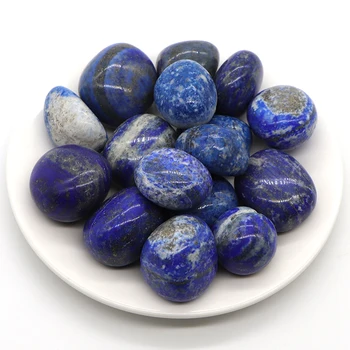 Természetes Lapis Lazuli Kerek Kvarc Érc Kavics Kristályok Specime Gyógyító Energia, Zuhant A Kő Drágakövek Haza Akvárium Dekoráció