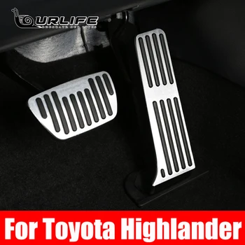 Toyota Highlander Kluger XU70 2021 2022 Autós Kiegészítők Fék Pedál Gyorsító Többi Borító Anti-Skid Láb Pad Auto Stílus