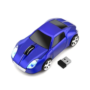 USB-s Optikai Vezeték nélküli Egér Divat Menő Autót úgy Tervezték, Kreatív Játék Egerek 1600DPI Ergonomikus Gyerek Ajándék PC Egér Fény LED Mause