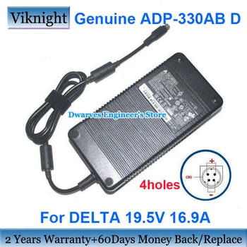 Valódi ADP-330AB D 19.5 V 16.9 DELTA AC Adapter MSI GT80 GT80S GT73VR GT62VR SERIES Laptop Clevo P775DM3 A17-330P2A