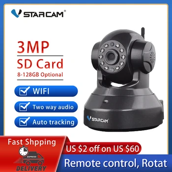 VStarcam 3MP 1296P HD Biztonsági IP Kamera Wifi Kamera Emberi Auto Tracking IR éjjellátó Video Hálózati Biztonsági Vezeték Kamera