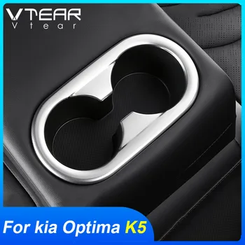 Vtear A KIA Optima K5 DL3 belső központi pohártartó berendezés, dekoráció, Autó hátsó USB töltő fedezze tartozékok stílus 2021