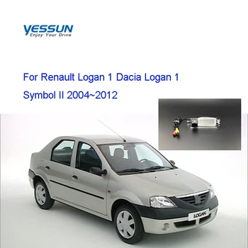 Yessun tolatókamera Renault Logan 1 Dacia Logan 1 Szimbólum II 2004~2012 CCD éjszakai fordított kamera/rendszám kamera