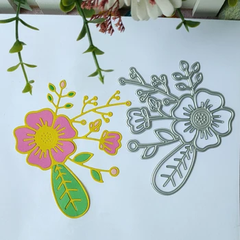 Új virág fémforgácsolási meghalni scrapbook fotóalbum papír diy ajándék kártya dekoráció dombornyomott dice új